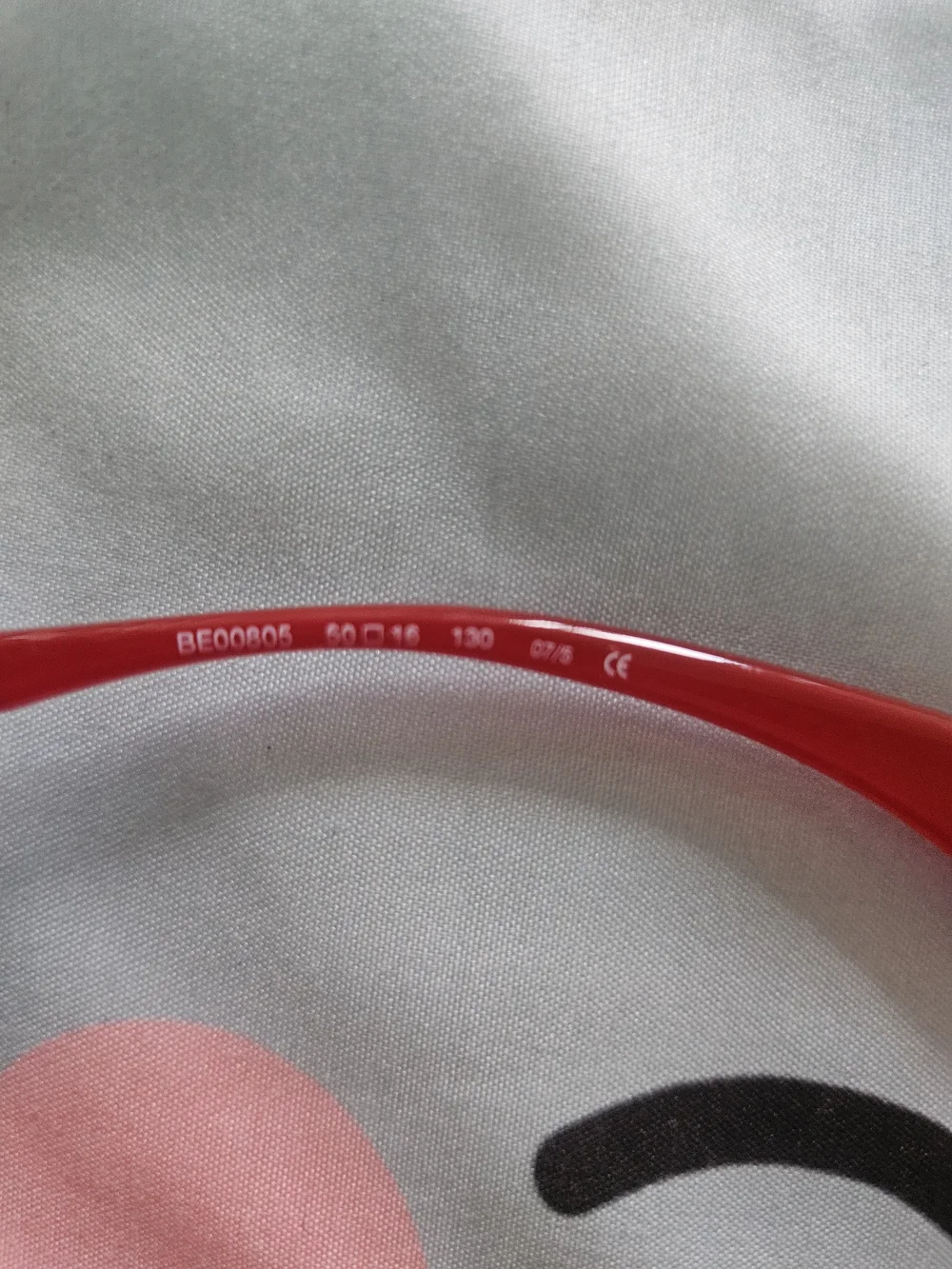United Colors Of Benetton Red Transparent Glasses